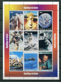 Освоєння космосу Освоение космоса ^/--/^ Гвинея Guinea Space 1998 Yv 1315-1323 40 /--/ th anniversary of NASA. MNH Cv 10,- ^_^^^ Гвінея Guinea Space 1998 Yv 1315-1323 40 /--/ th anniversary of NASA. MNH Cv 10,- - фото фото фото