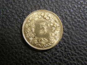 Швейцарія Швейцария ^/--/^ 5 раппенов Швейцария 2010 г ^_^^^ 5 раппенів Швейцарія 2010 - фото фото фото