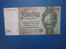 Німеччина Германия ^/--/^ Банкнота 50 марок Німеччина Рейх 1933 ^_^^^ Банкнота 50 марок Германия Рейх 1933 - фото фото фото
