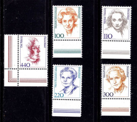 НДР, ФРН ГДР, ФРГ ^/--/^ Германия  ФРГ  MNH личности - подборка ^_^^^ Німеччина ФРН MNH особистості - добірка - фото фото фото