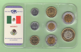 Мексика Мексика ^/--/^ Набор монет МЕКСИКА из серии - Das Geld Der Welt блистер запайка пластик набір блістер ^_^^^ Набор монет МЭКСИКА из серии - Das Geld Der Welt блистер запайка пластик набор блистер - фото фото фото