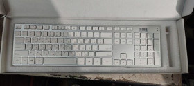 Клавіатури Клавиатуры ^/--/^ Беспроводная клавиатура OfficePro SK /--/ 1500 /--/ W № 24130510 ^_^^^ Бездротова клавіатура OfficePro SK /--/ 1500 /--/ W No 24130510 - фото фото фото