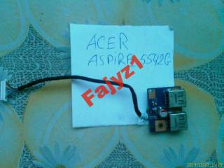 Інші комплектуючі Другие комплектующие ^/--/^ Плата USB портов + шлейф Acer Aspire 5542 /--/ G 5242 ^_^^^ Плата USB портів + шлейф Acer Aspire 5542 /--/ G 5242 - фото фото фото