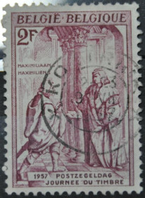 Інше Другое ^/--/^ Бельгия День почтовой марки 1957 ^_^^^ Бельгія День поштової марки 1957 - фото фото фото