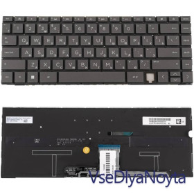 Клавіатури Клавиатуры ^/--/^ Клавиатура для ноутбука HP (14-EA) rus, gray, без фрейма, подсветка клавиш ^_^^^ Клавіатура для ноутбука HP (14-EA) rus, gray, без фрейму, підсвічування клавіш - фото фото фото
