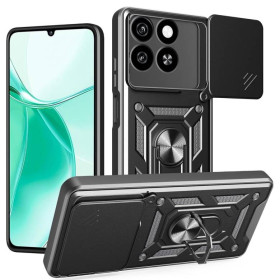 Чохли, бампера Чехлы, бампера ^/--/^ Чохол Fiji Camera Defence для ZTE Blade A /--/ 35 бампер із захистом камери та підставкою Black ^_^^^ Чехол Fiji Camera Defence для ZTE Blade A /--/ 35 бампер с защитой камеры и подставкой Black - фото фото фото