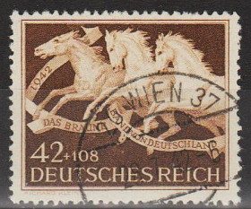 Третій Рейх (-) Третий Рейх (-) ^/--/^ 1942 - Рейх - Турнір в Мюнхені Mi.815 _7,0 € ^_^^^ 1942 - Рейх - Турнир в Мюнхене Mi.815 _7,0 € - фото фото фото