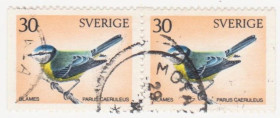 Скандинавія Скандинавия ^/--/^ Швеция 1970 г. № 698 А В  гашеная сцепка ^_^^^ Швеція 1970 р. No 698 А В гашене зчеплення - фото фото фото