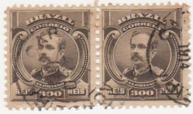 Південна Америка Южная Америка ^/--/^ Бразилия 1906 г.№ 176 гашеная пара ^_^^^ Бразилія 1906 р. No 176 гашена пара - фото фото фото