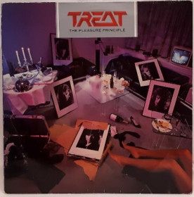 Платівки Пластинки ^/--/^ Treat - The Pleasure Principle - 1986.  (LP). 12. Vinyl. Пластинка. Scandinavia. ^_^^^ «The Pleasure Principle» (1986) (LP). 12. Vinyl. Платівка. Scandinavia. - фото фото фото