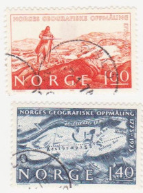 Скандинавія Скандинавия ^/--/^ Норвегия 1973 г.№ 690‑691 гашеная серия ^_^^^ Норвегія 1973 р. No 690‐691 гашена серія - фото фото фото