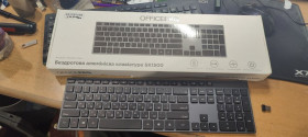 Клавіатури Клавиатуры ^/--/^ Беспроводная клавиатура OfficePro SK /--/ 1500 № 231707103 ^_^^^ Бездротова клавіатура OfficePro SK /--/ 1500 No 231707103 - фото фото фото