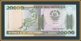 Мозамбік Мозамбик ^/--/^ Мозамбик 20000 метикалов 1999 P-140 UNC ^_^^^ Мозамбік 20000 метикалів 1999 P-140 UNC - фото фото фото