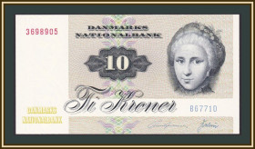Інші країни Другие страны ^/--/^ Дания 10 крон 1972  (1977) P-48  (48 /--/ g.1) UNC ^_^^^ Данія 10 крон 1972 (1977) P-48 (48 /--/ g.1) UNC - фото фото фото