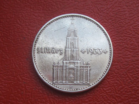 Германія (-) Германия (-) ^/--/^ ГЕРМАНИЯ.2 Марки 1934 г А, Кирха с датой 1933 г. ТРЕТИЙ РЕЙХ. Серебро.Оригинал. Сохран  (6) ^_^^^ Германія.2 Марки 1934 р А, Кірха з датою 1933 р. Третій Рейх. Срібло.Оригінал. Збереження (6) - фото фото фото