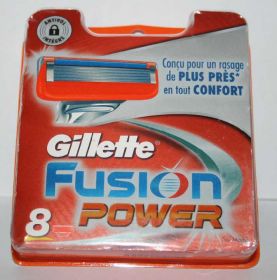 Бритви, Станки, касети Бритвы, Станки, кассеты ^/--/^ Giillette Fusion Power упаковка 8 штук Германия ^_^^^ Giillette Fusion Power упаковка 8 штук Німеччина - фото фото фото