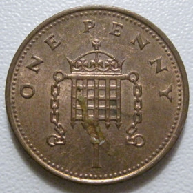 Єлизавета II (після ) Елизавета II (после ) ^/--/^ Велика Британія 1 пенні 1993 року 43096 ^_^^^ Великобритания 1 пенни 1993 года 43096 - фото фото фото