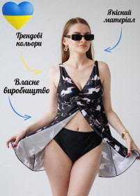 Купальники, парео Купальники, парео ^/--/^ Купальник жіночий роздільний плаття і плавки Лелеки ODS, жіночі стильні купальники ^_^^^ Купальник женский раздельный платья и плавки Лелеки ODS, женские стильные купальники - фото фото фото