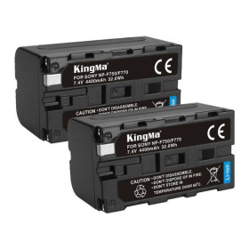 Акумулятори Аккумуляторы ^/--/^ 2-Pack KingMa Sony NP-F /--/ 750 комплект из 2 аккумуляторов ^_^^^ 2 /--/ Pack KingMa Sony NP-F /--/ 750 комплект з 2 акумуляторів - фото фото фото
