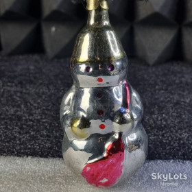 Ялинкові іграшки Ёлочные игрушки ^/--/^ Елочная игрушка &amp;quot;Снеговик&amp;quot;, СССР ^_^^^ Іграшка &amp;quot;Сніговік &amp;quot; СРСР - фото фото фото