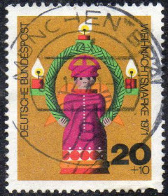 Інші країни Другие страны ^/--/^ ФРН 1971 - Різдво  (Гб) ^_^^^ ФРГ 1971 - Рождество (Гб) - фото фото фото
