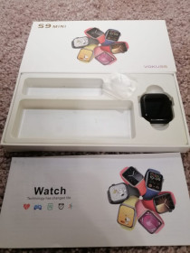 Розумні годинники (Smart watch) Умные часы (Smart watch) ^/--/^ Металевий смарт годинник S /--/ 9 Mini Vokuss ^_^^^ Смарт годинник S /--/ 9 Mini Vokuss - фото фото фото