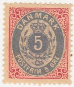 Скандинавія Скандинавия ^/--/^ Дания 1875 г. №  24 * ^_^^^ Данія 1875 р. No 24* - фото фото фото