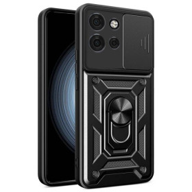 Чохли, бампера Чехлы, бампера ^/--/^ Чохол Fiji Camera Defence для Motorola Edge 50 Neo бампер із захистом камери та підставкою Black ^_^^^ Чехол Fiji Camera Defence для Motorola Edge 50 Neo бампер с защитой камеры и подставкой Black - фото фото фото