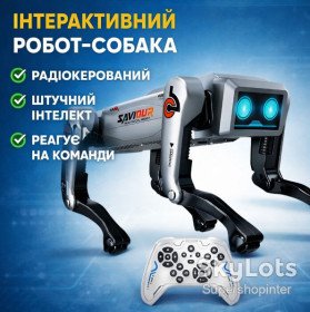 Роботи, трансформери Роботы, трансформеры ^/--/^ Интерактивный робот-собака на радиоуправлении AI Robot Grey ^_^^^ Інтерактивний робот-собака на радіоуправлінні AI Robot Grey - фото фото фото