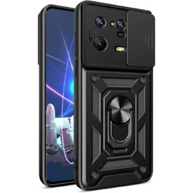Чохли, бампера Чехлы, бампера ^/--/^ Чохол Fiji Camera Defence для Xiaomi 13 Pro бампер із захистом камери та підставкою Black ^_^^^ Чехол Fiji Camera Defence для Xiaomi 13 Pro бампер с защитой камеры и подставкой Black - фото фото фото