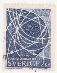 Скандинавія Скандинавия ^/--/^ Швеция 1968 г. № 617 гашеная ^_^^^ Швеція 1968 р. No 617 гашена - фото фото фото