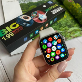 Аксесуари та комплектуючі Аксессуары и комплектующие Розумні годинники (Smart watch) Умные часы (Smart watch) ^/--/^ Умные Смарт Часы Смарт-годинник T /--/ 800 Pro Max В стилі Apple watch сенсорний екран бездротове заряджання ^_^^^ Умные Смарт Часы Смарт-часы T /--/ 800 Pro Max В стиле Apple watch сенсорный экран беспроводное заряжание - фото