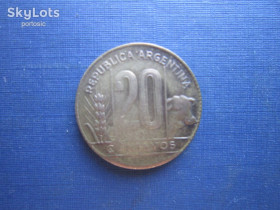 Аргентина Аргентина ^/--/^ Монета 20 центов Аргентина 1949 фауна корова ^_^^^ Монета 20 центів Аргентина 1949 фауна корова - фото фото фото