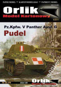 Інші Другие ^/--/^ Pz.Kpfw. V Ausf. G Panther Pudel  (Orlik) [1:25] ^_^^^ Pz.Kpfw. V Ausf. G Panther Pudel (Orlik) [1:25] - фото фото фото