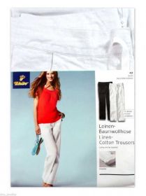Штани Брюки ^/--/^ РАСПРОДАЖА! БРЮКИ-КАПРИ хлопок+лен р /--/ 44/46 код ТЗ TCM Tchibo Германия ^_^^^ БРЮКИ-КАПРІ бавовна + р /--/ 44/46 код ТЗ TCM Tchibo Німеччина - фото фото фото