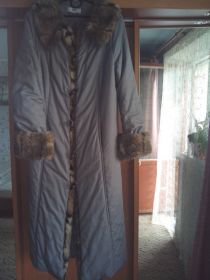 Пальто Пальто ^/--/^ Классическое пальто с мехом ^_^^^ Класичне пальто з хутром - фото фото фото