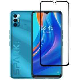 Чохли, бампера Чехлы, бампера ^/--/^ Захисне скло Fiji Premium для Tecno Spark 7 (KF /--/ 6 /--/ n) повне проклеювання Anti-Static чорний ^_^^^ Защитное стекло Fiji Premium для Tecno Spark 7 (KF /--/ 6 /--/ n) полное проклеивание Anti-Static черный - фото фото фото