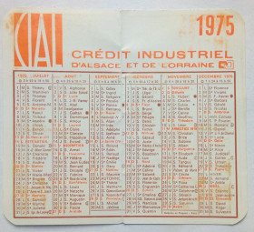 Талони і квитки Талоны и билеты ^/--/^ Кредитный билет 1975 Credit Industriel, Франция ^_^^^ 1975 Credit Industriel, Франція - фото фото фото