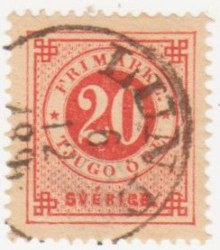 Бенілюкс Бенилюкс ^/--/^ Швеция 1886 г..№  34 гашеная ^_^^^ Швеція 1886 р. No 34 гашена - фото фото фото