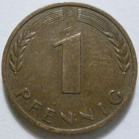 НДР, ФРН ГДР, ФРГ ^/--/^ Німеччина 1 пфеніг 1969 року J 41309 ^_^^^ Германия 1 пфенниг 1969 года J 41309 - фото фото фото