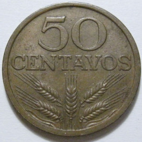 Португалія Португалия ^/--/^ Португалія 50 сентаво 1972 року 41415 ^_^^^ Португалия 50 сентаво 1972 года 41415 - фото фото фото