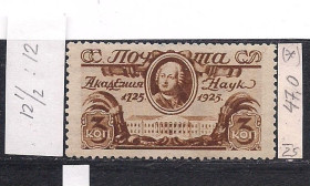СРСР - СССР - ^/--/^ СССР    (*), 1925 г., распродажа коллекции, 200 - летие академии наук ^_^^^ СРСР (*), 1925 р., розпродаж колекції, 200 - літні академії наук - фото фото фото