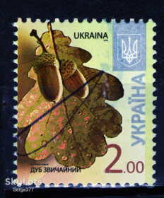 Після  року После  года ^/--/^ YY 2012 р. 8-й стандарт Дуб звичайний, мікрошрифт 2016,  гашена ^_^^^ 2012 г. 8-й стандарт Дуб обыкновенный, микрошрифт 2016, гашена - фото фото фото