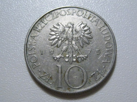 - року - года ^/--/^ Польща 10 злотих 1975 року Адам Міцкевич #38960 ^_^^^ Польша 10 злотых 1975 года Адам Мицкевич #38960 - фото фото фото