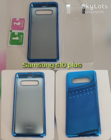 Чохли, бампера Чехлы, бампера ^/--/^ Чехол Samsung s /--/ 10 plus + защитная пленка изогнутая ^_^^^ Samsung s /--/ 10 plus + захисна плівка - фото фото фото