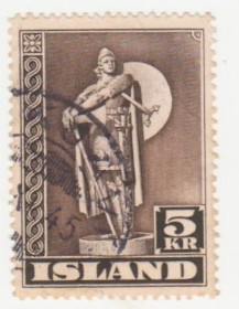 Ісландія Исландия ^/--/^ Исландия 1943 г № 231 гашеная ^_^^^ Ісландія 1943 р. No 231 гашена - фото фото фото