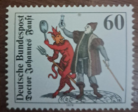 НДР, ФРН ГДР, ФРГ ^/--/^ Германия Німеччина 1979 фауст Гете ^_^^^ Германия 1979 фауст Гете - фото фото фото