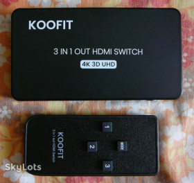 Концентратори, хаби Концентраторы, хабы ^/--/^ HDMI перемикач Koofit QHQ-001 на 3 входи і 1 вихід, 60 Гц 4 /--/ К 3 /--/ D UHD ^_^^^ HDMI переключатель Koofit QHQ-001 на 3 входа и 1 выход, 60 Гц 4 /--/ К 3 /--/ D UHD - фото фото фото