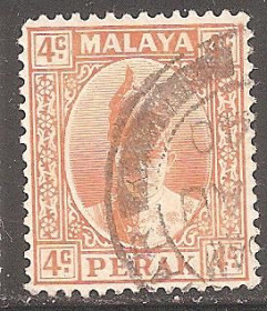 Малайзія Малайзия ^/--/^ Бр.Малайя    (Перак) 1939 Sc.86 гаш. ^_^^^ Бр.Малайя (Перак) 1939 Sc.86 гаш. - фото фото фото