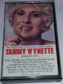 Касети Кассеты ^/--/^ TAMMY WYNETTE Biggest Hits. Cassette    (US) ^_^^^ TAMMY WYNETTE Biggest Hits Cassette (US) - фото фото фото